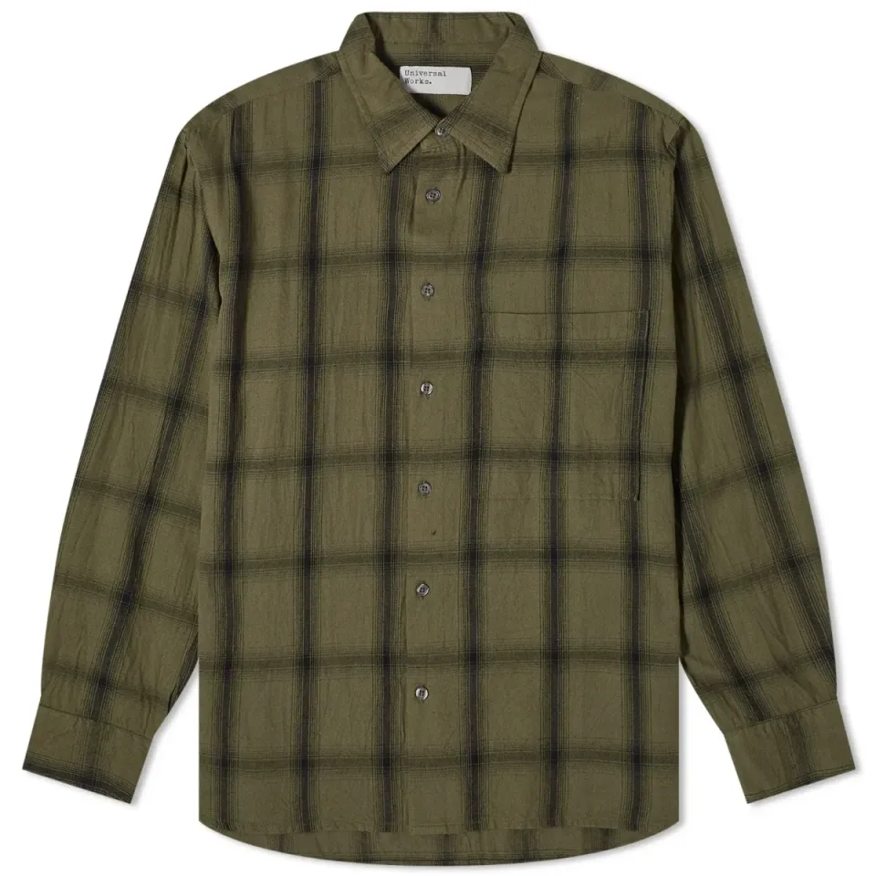 Shadow Check Square Pocket Shirt