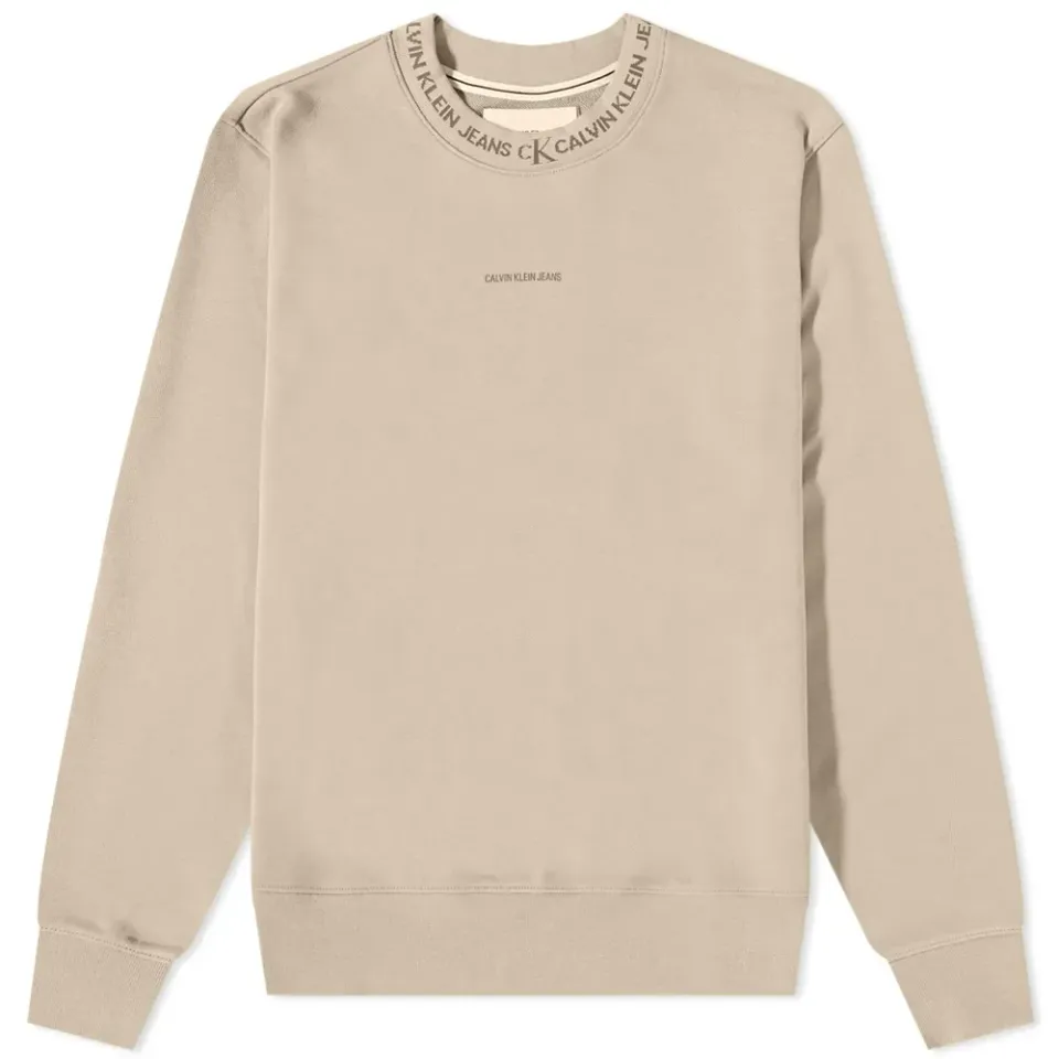 Logo Jaquard Crew Sweat