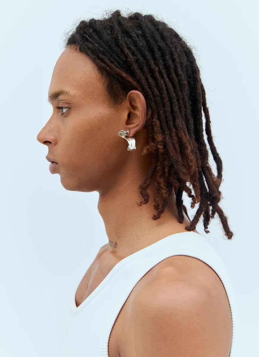 Drop Swirl Earrings