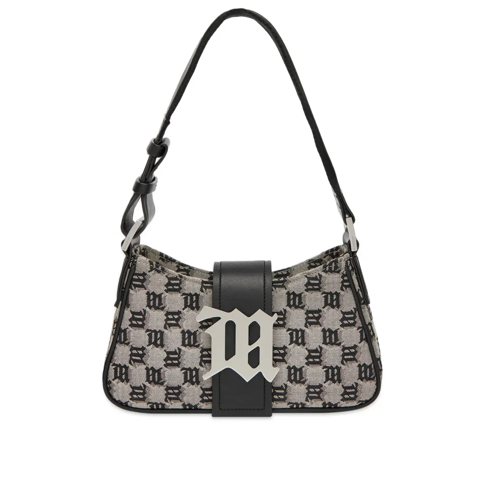 Small Jacquard Monogram Shoulder Bag