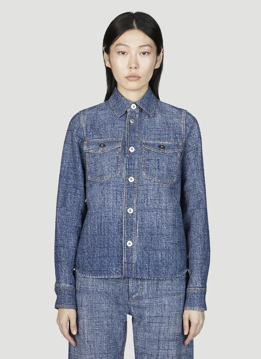 Denim Print Shirt