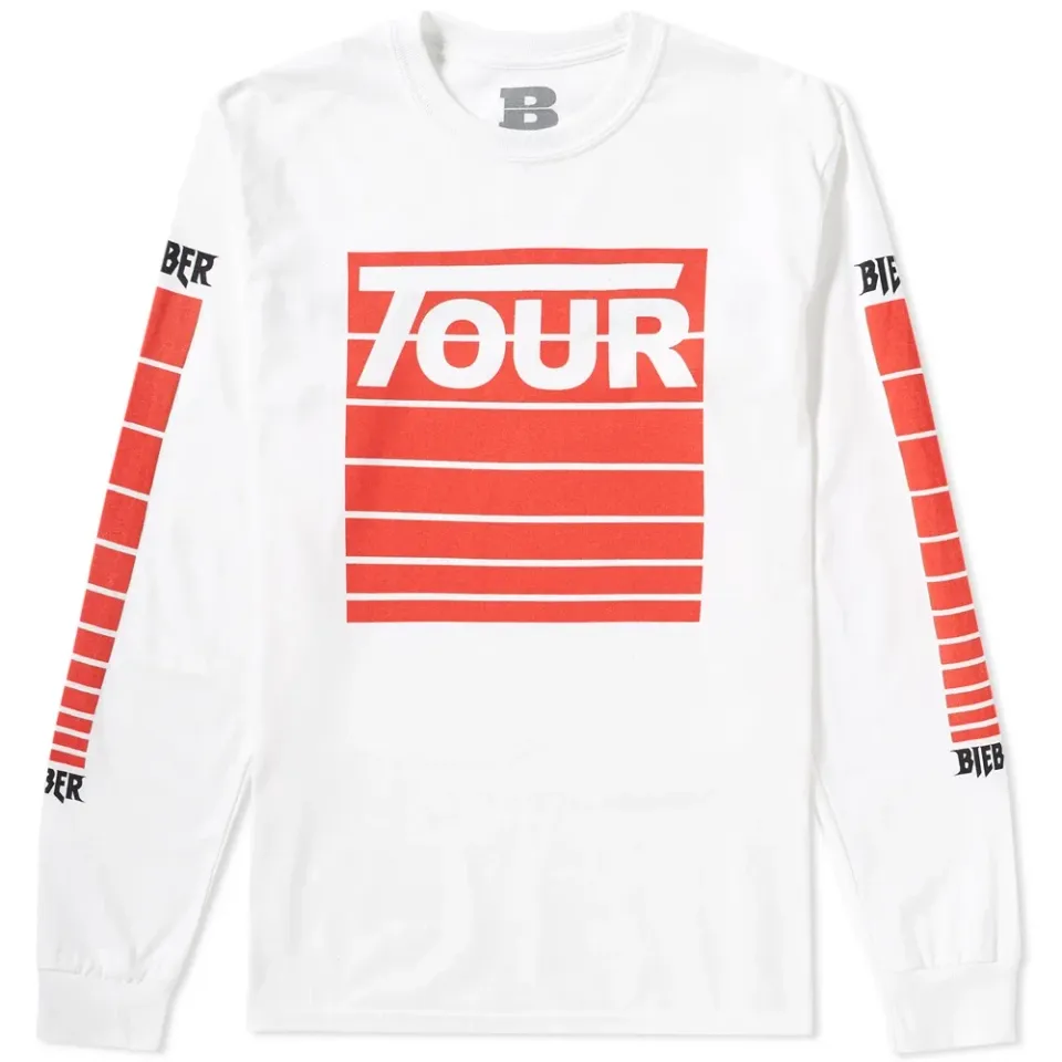 Long Sleeve Stadium Tour Stripe Tee