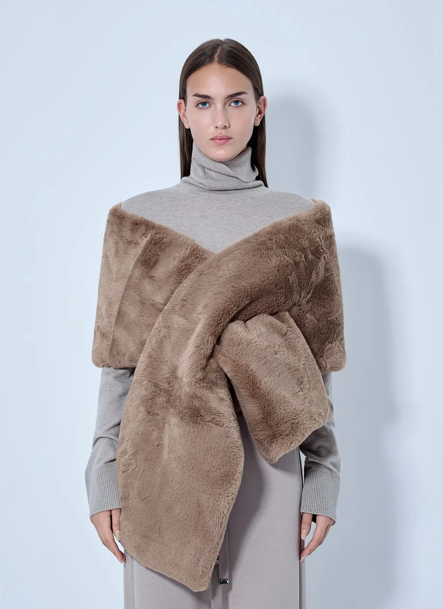 Faux Fur Stole