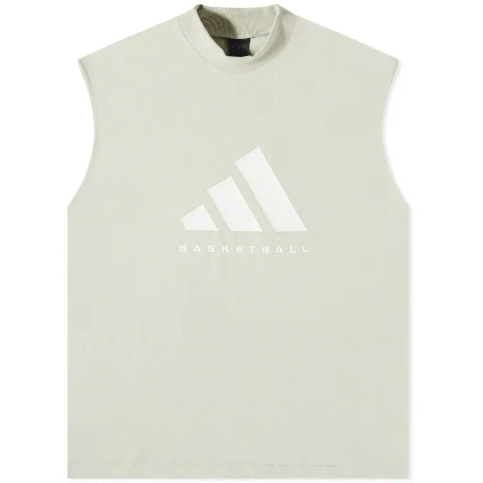 Basketball Sleeveless Logo T-Shirt