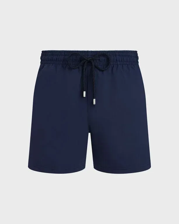Men Stretch Short Swim Shorts Solid