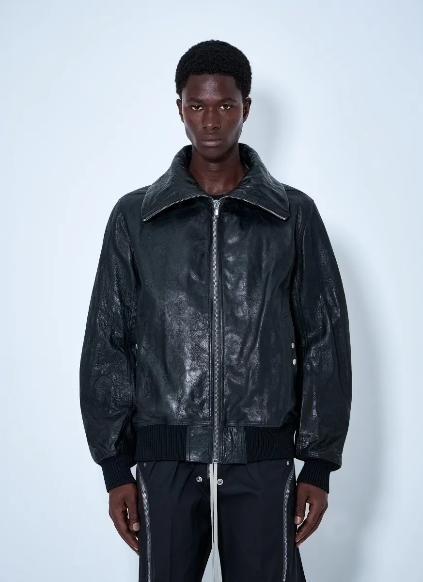 Dracuflight Hammered Leather Jacket