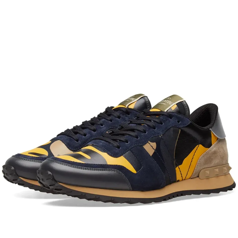 Colour Camo Leather Rockrunner Sneaker