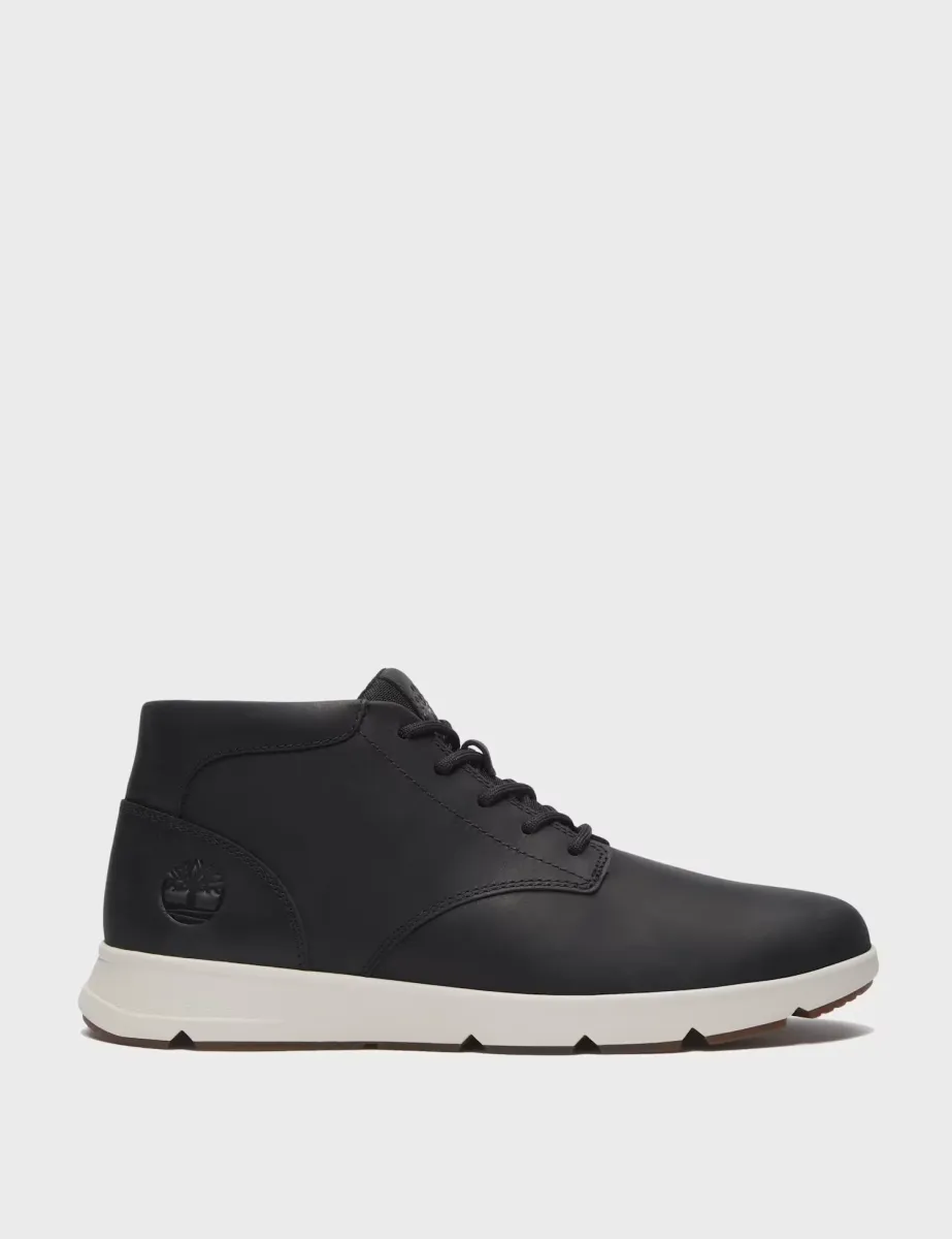 Parker Street Leather Trainers Black