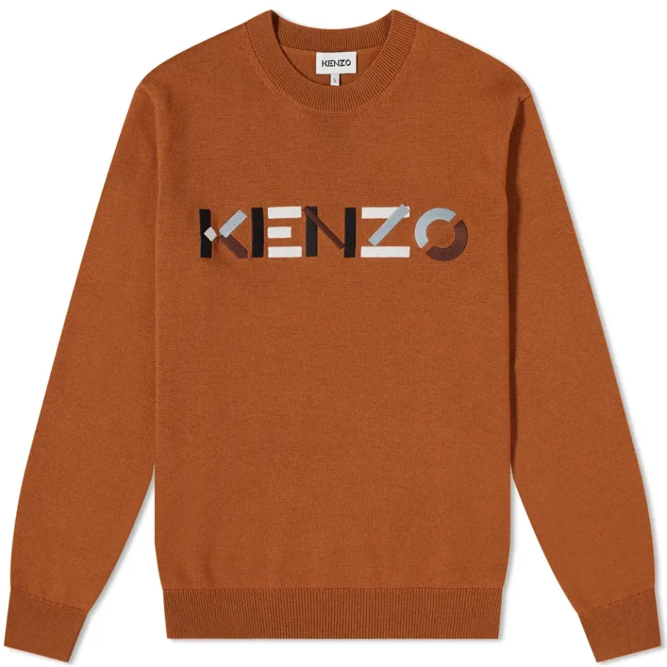 Embroidered Logo Crew Knit