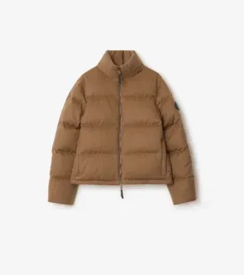 Cashmere Ambleside Puffer Jacket in Fawn brown - Women, Nylon