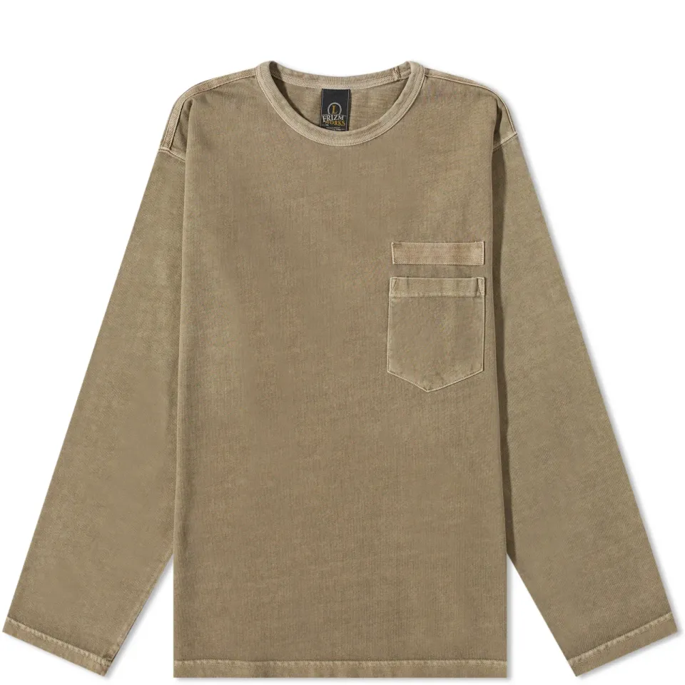 Long Sleeve Pigment Dyed Mil T-Shirt