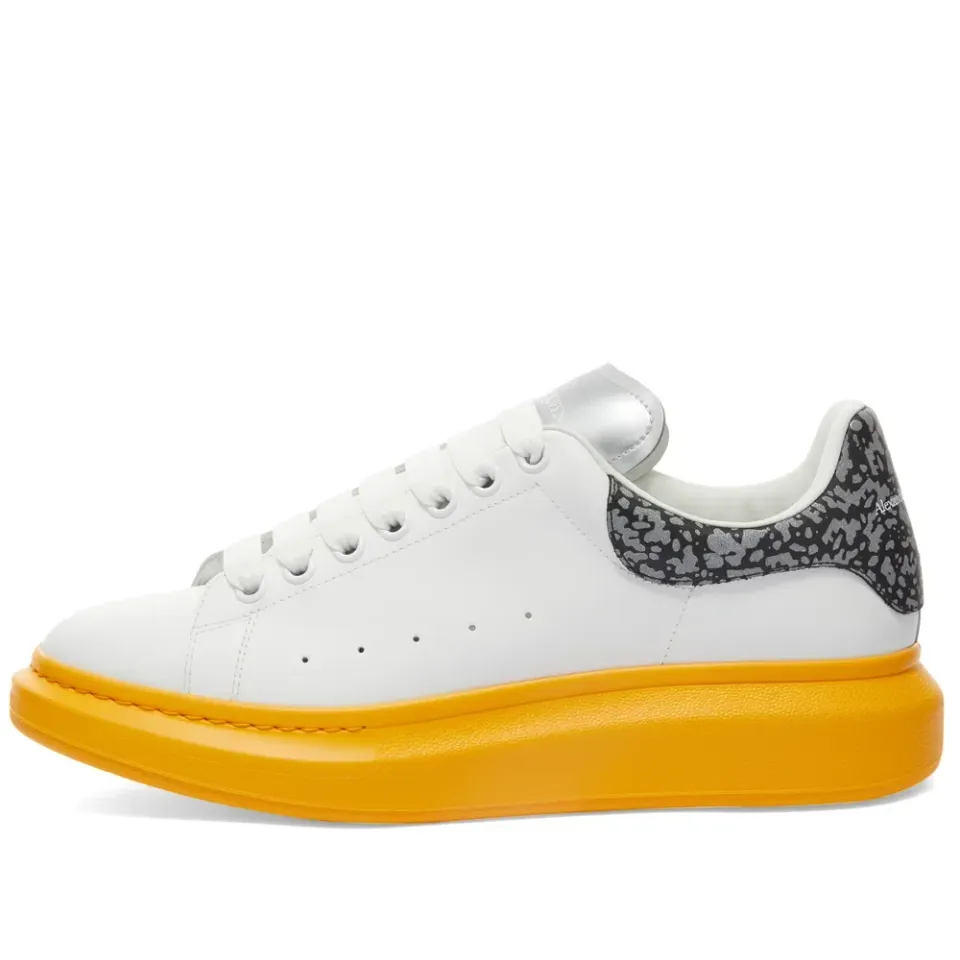 Animal Print Heel Tab Wedge Sole Sneaker