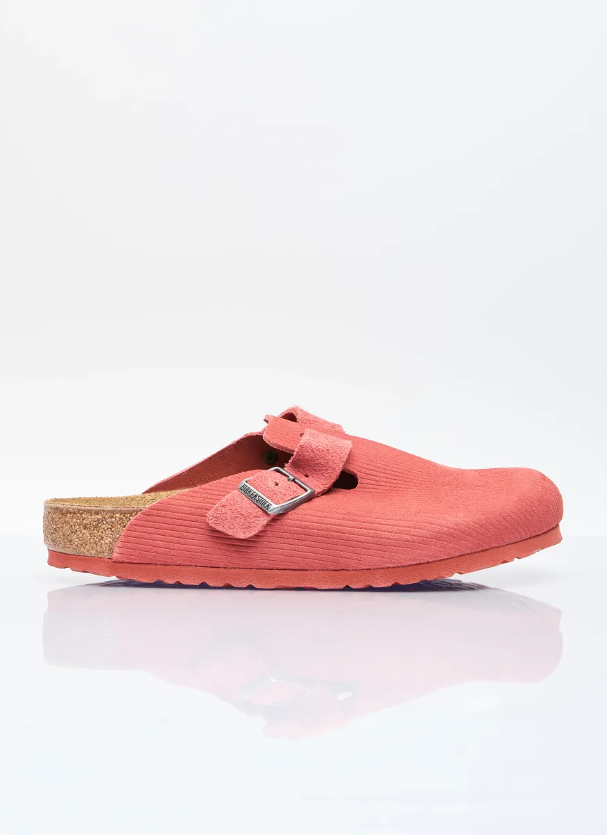 Embossed Boston Mules