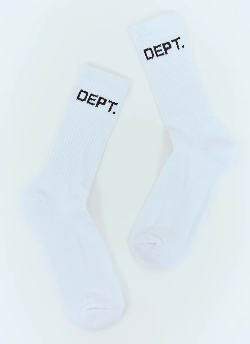 Logo Jacquard Socks
