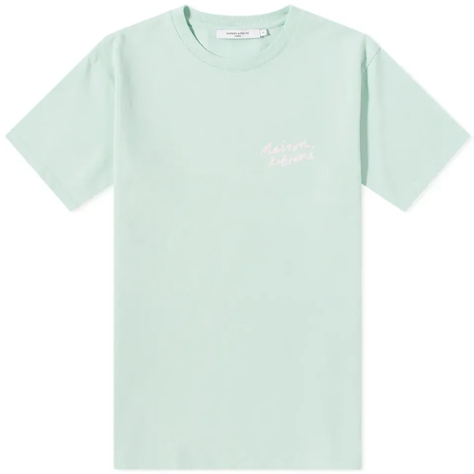 Maison Kitsuné Mini Logo Handwriting T-Shirt