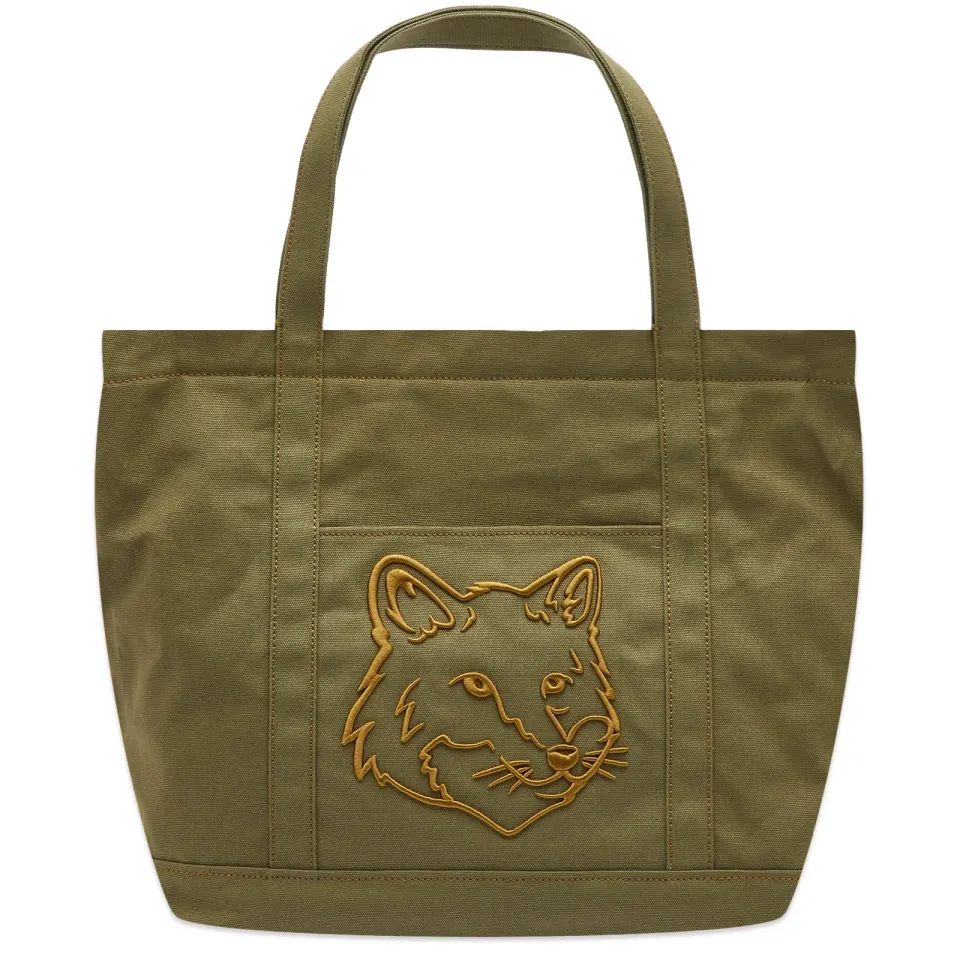 Maison Kitsuné Fox Head Large Tote