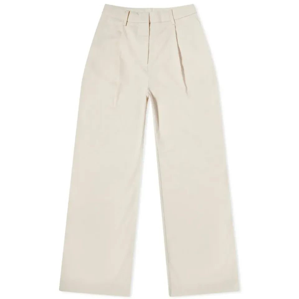 Wide Leg Casual Trousers