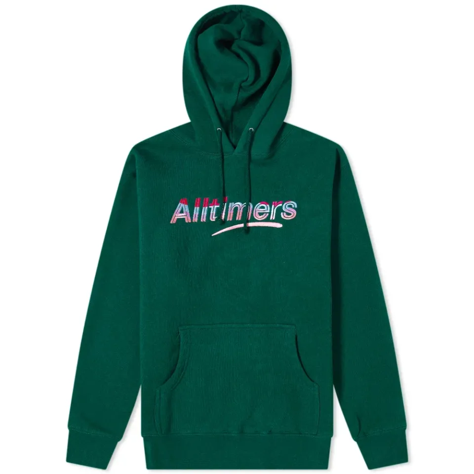 Embroidered Wave Estate Hoodie