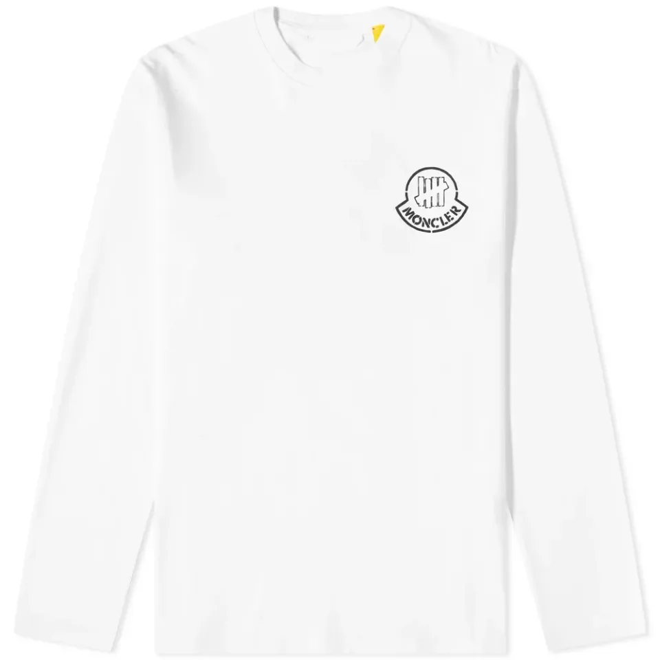 2 Moncler 1952 x Undefeated Long Sleeve Front and Back Logo Print Tee