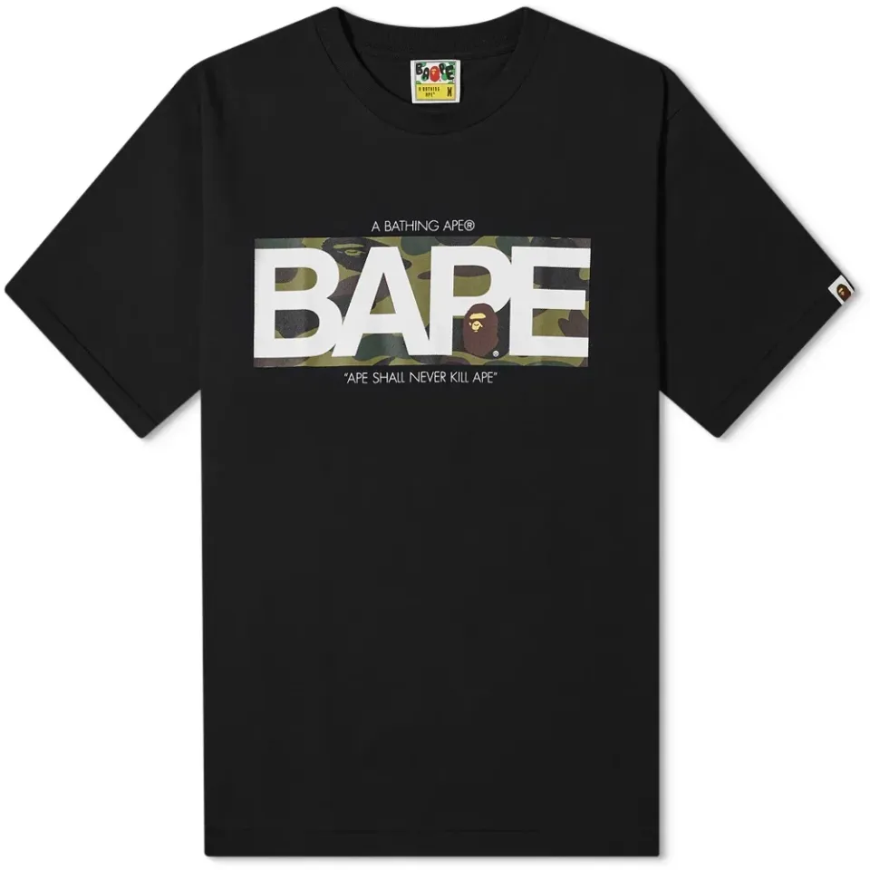 1st Camo BAPE Logo T-Shirt