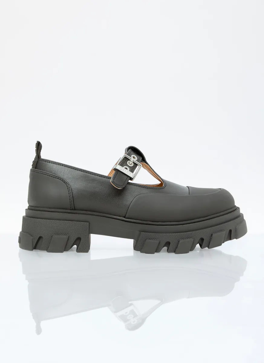 Cleated Mary-Jane Shoes