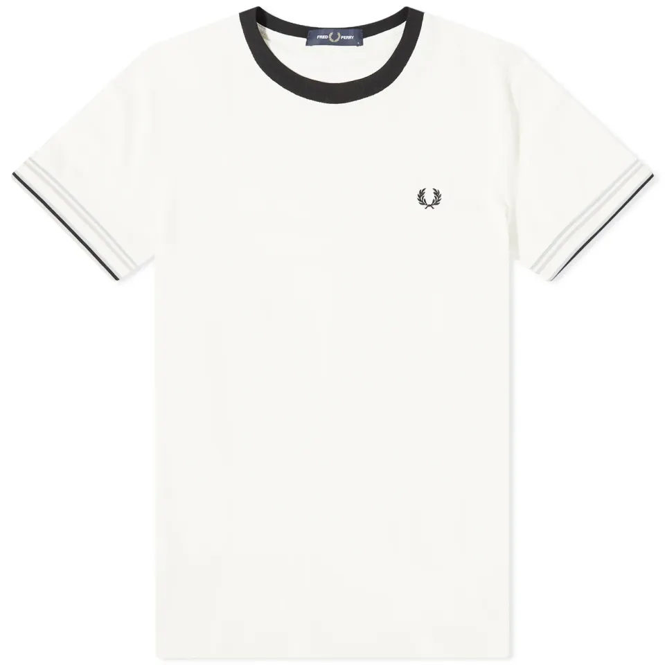 Bold Tipped Pique T-Shirt