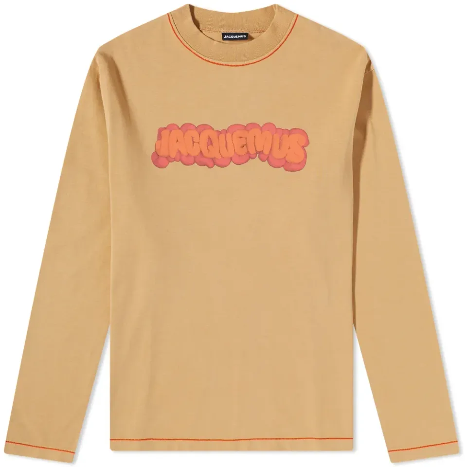 Long Sleeve Paste Logo T-Shirt