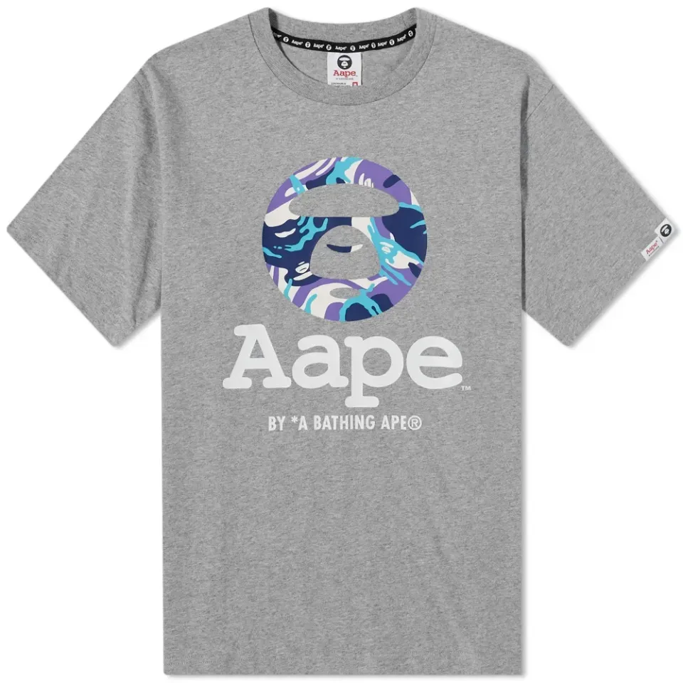 AAPE Moon Face PPK Camo Tee