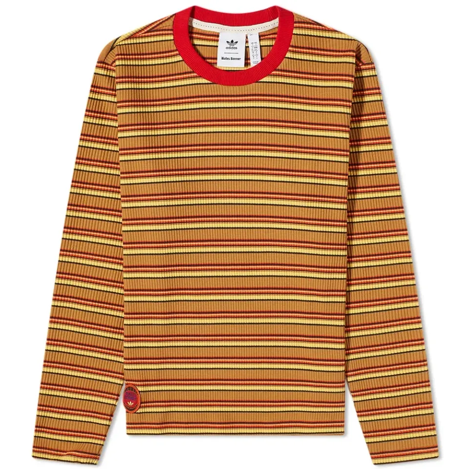 X Wales Bonner Long Sleeved Striped T-Shirt