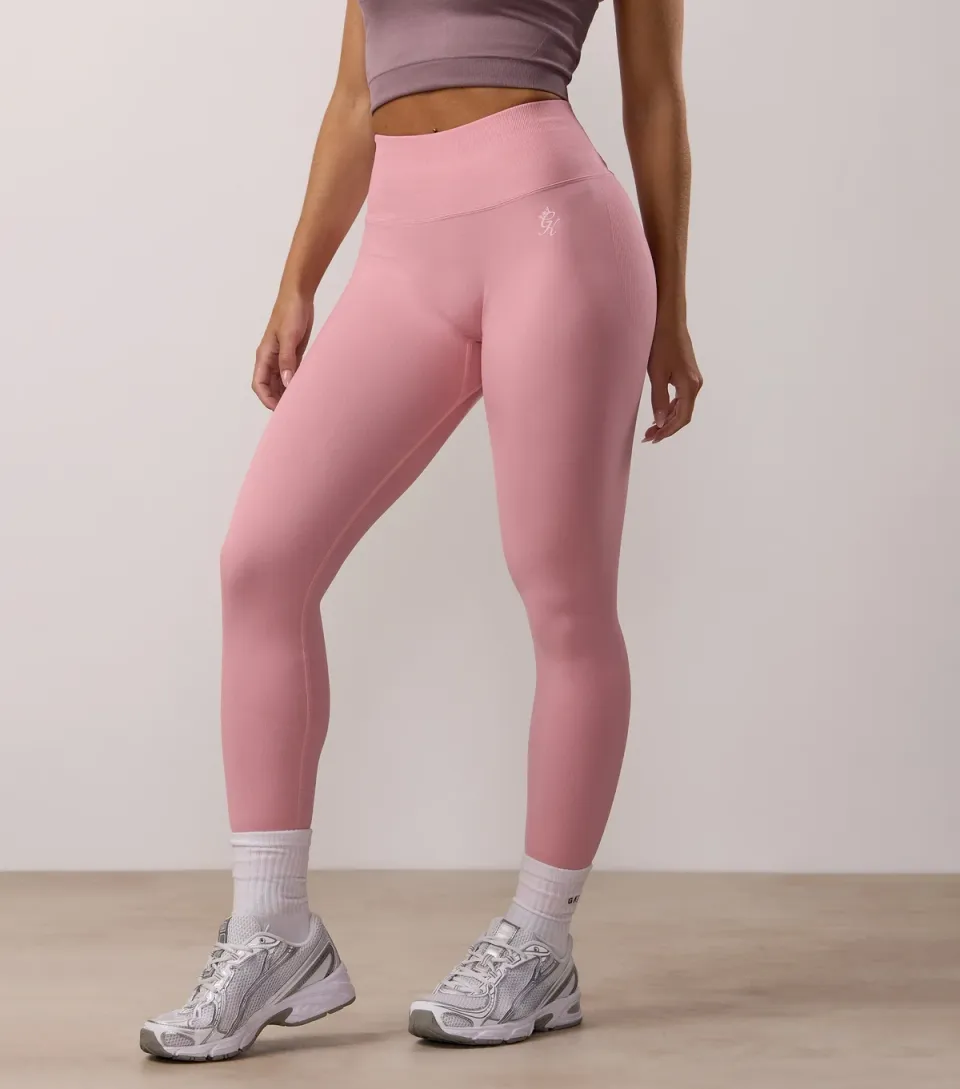 Women's Light Pink Sculpting Seamless Leggings