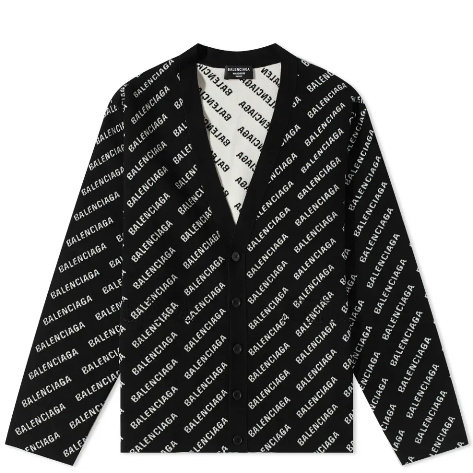 All Over Logo Cardigan
