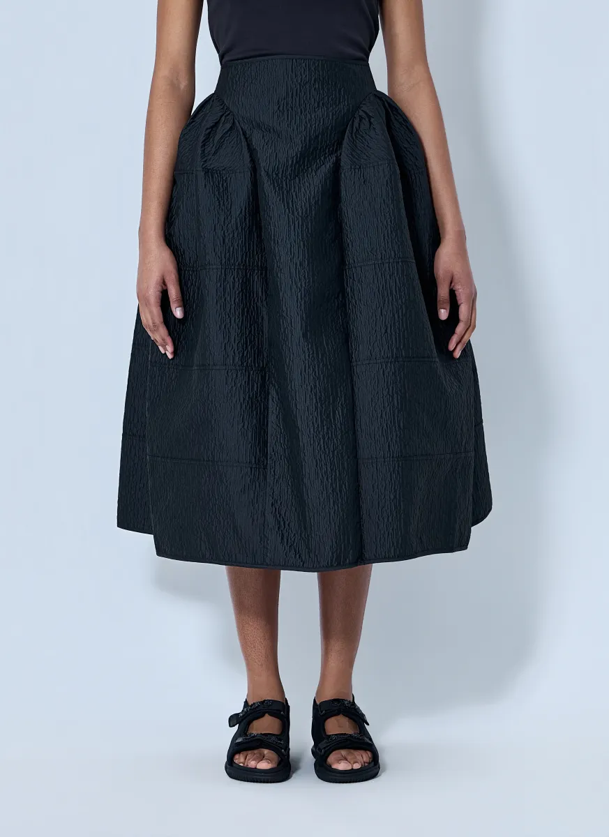 CBdaphne Skirt Stria Matelasse