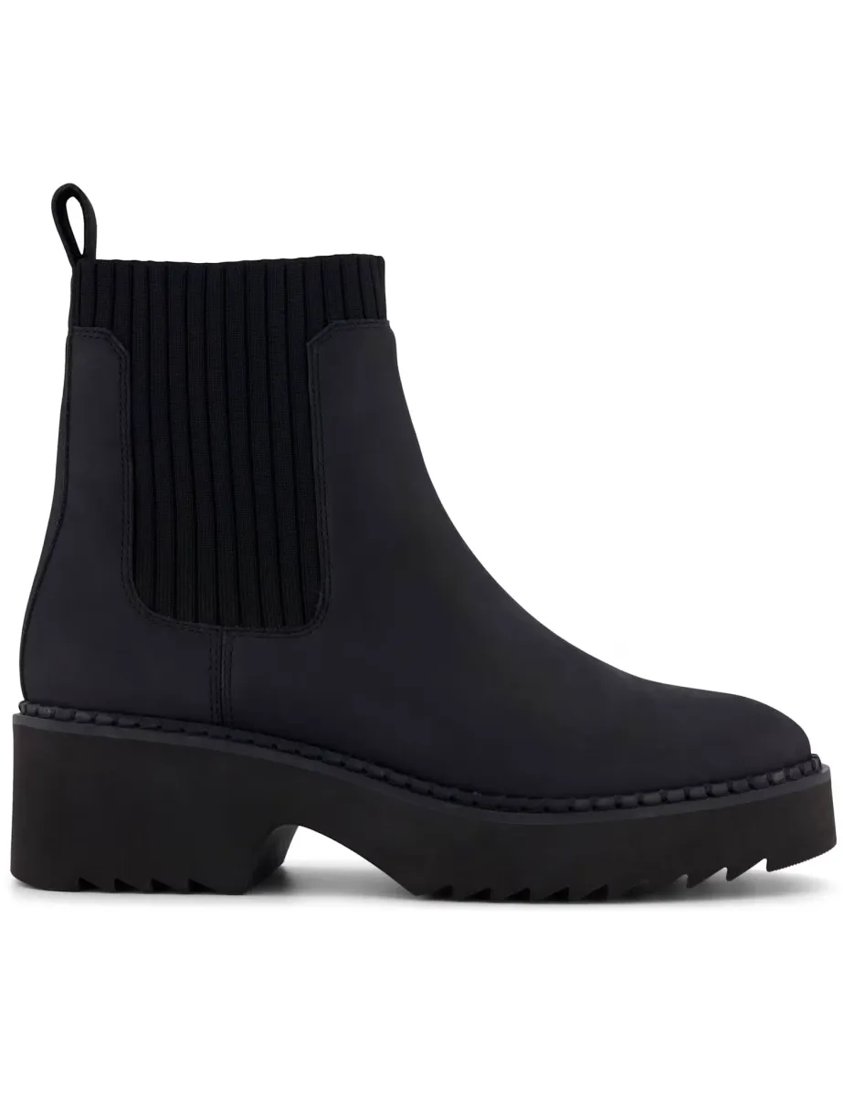 Millie Leather Chelsea Ankle Boots Black