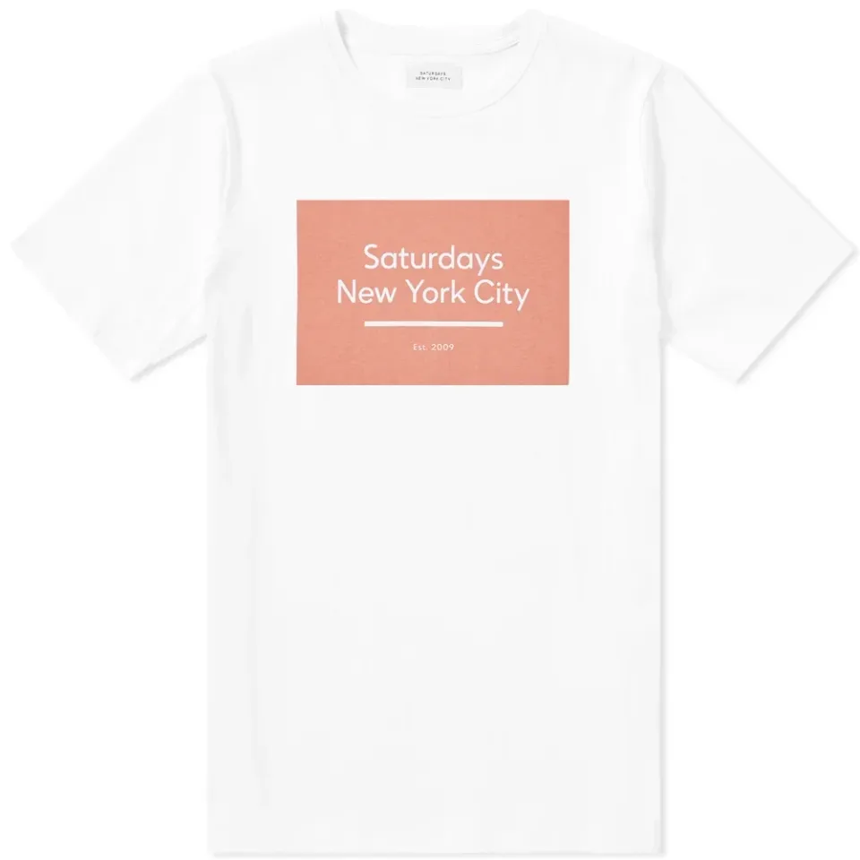 Saturdays Underlined Box Logo Tee