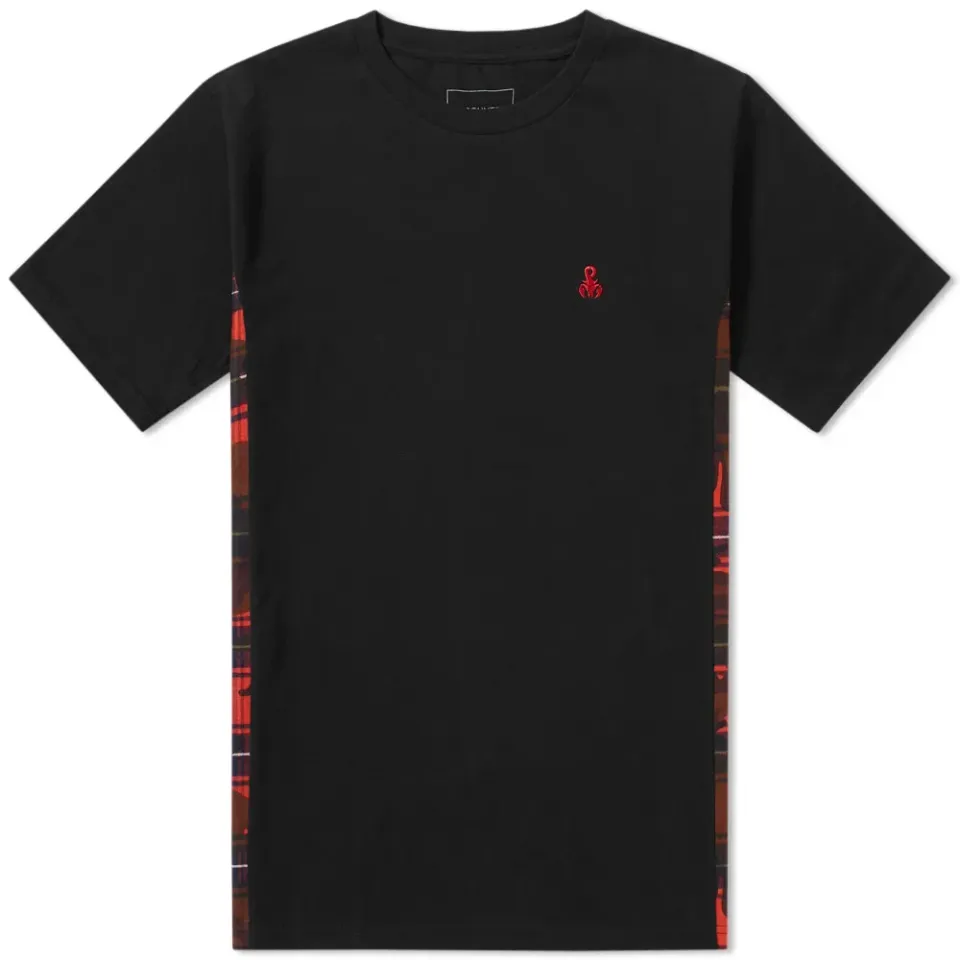 SOPHNET. Camouflage Side Panel Tee