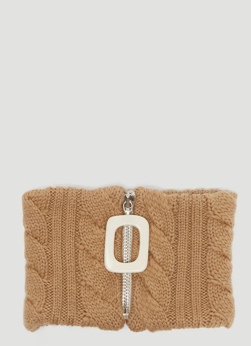Cable Knit Neckband
