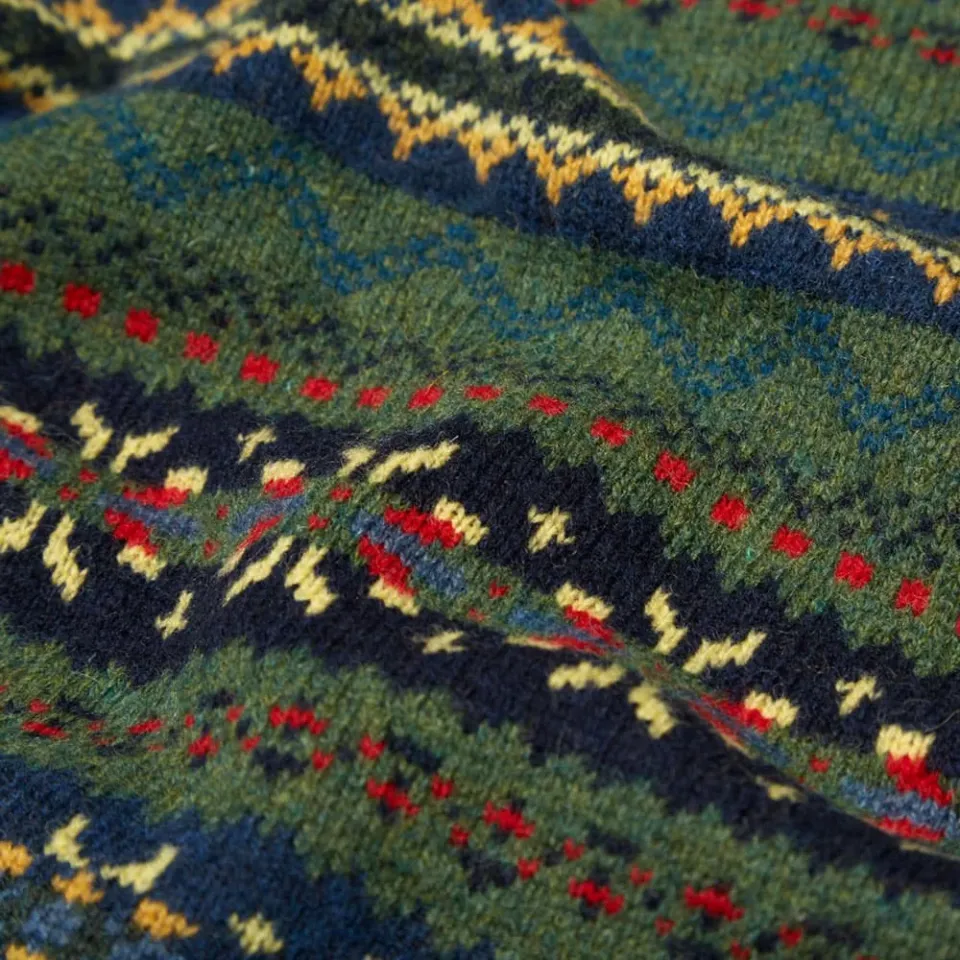 Fair Isle V Neck Sweater