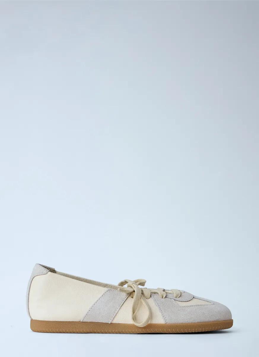 Replica Soft Laced Ballerinas