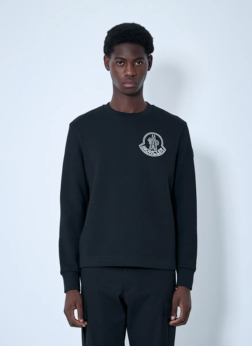 Logo Motif Sweatshirt
