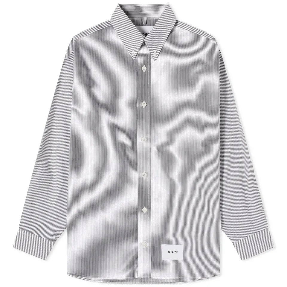 03 Striped Back Printed Shirt