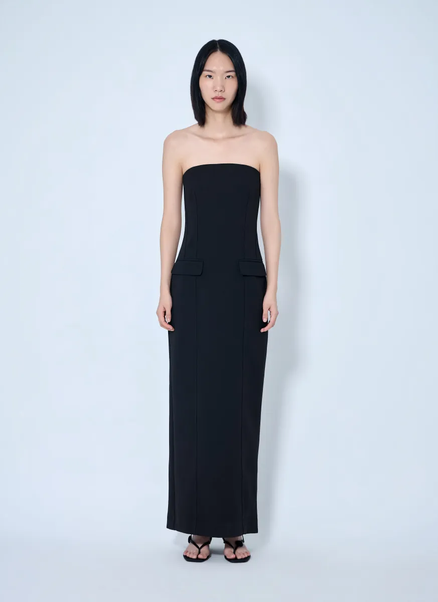 Strapless Pocket Dress