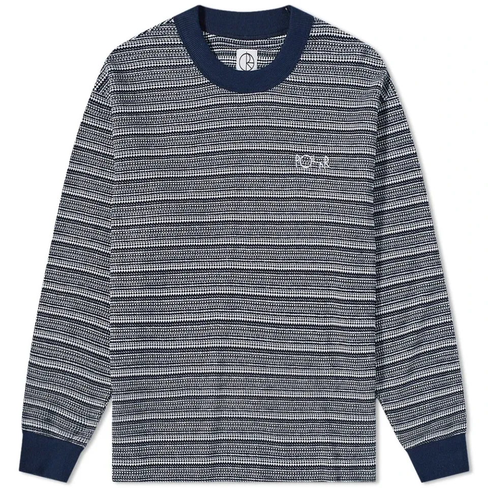 Polar Skate Co. Long Sleeve Stripe Shin Tee