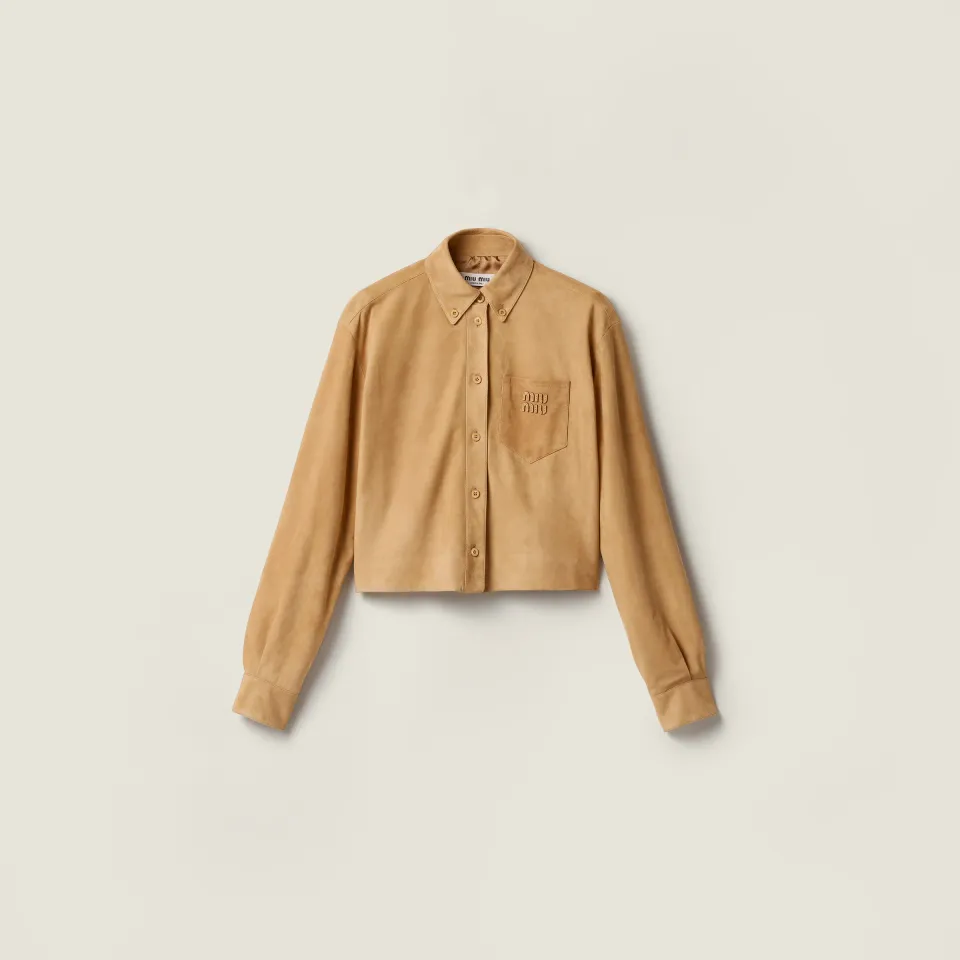 Suede shirt