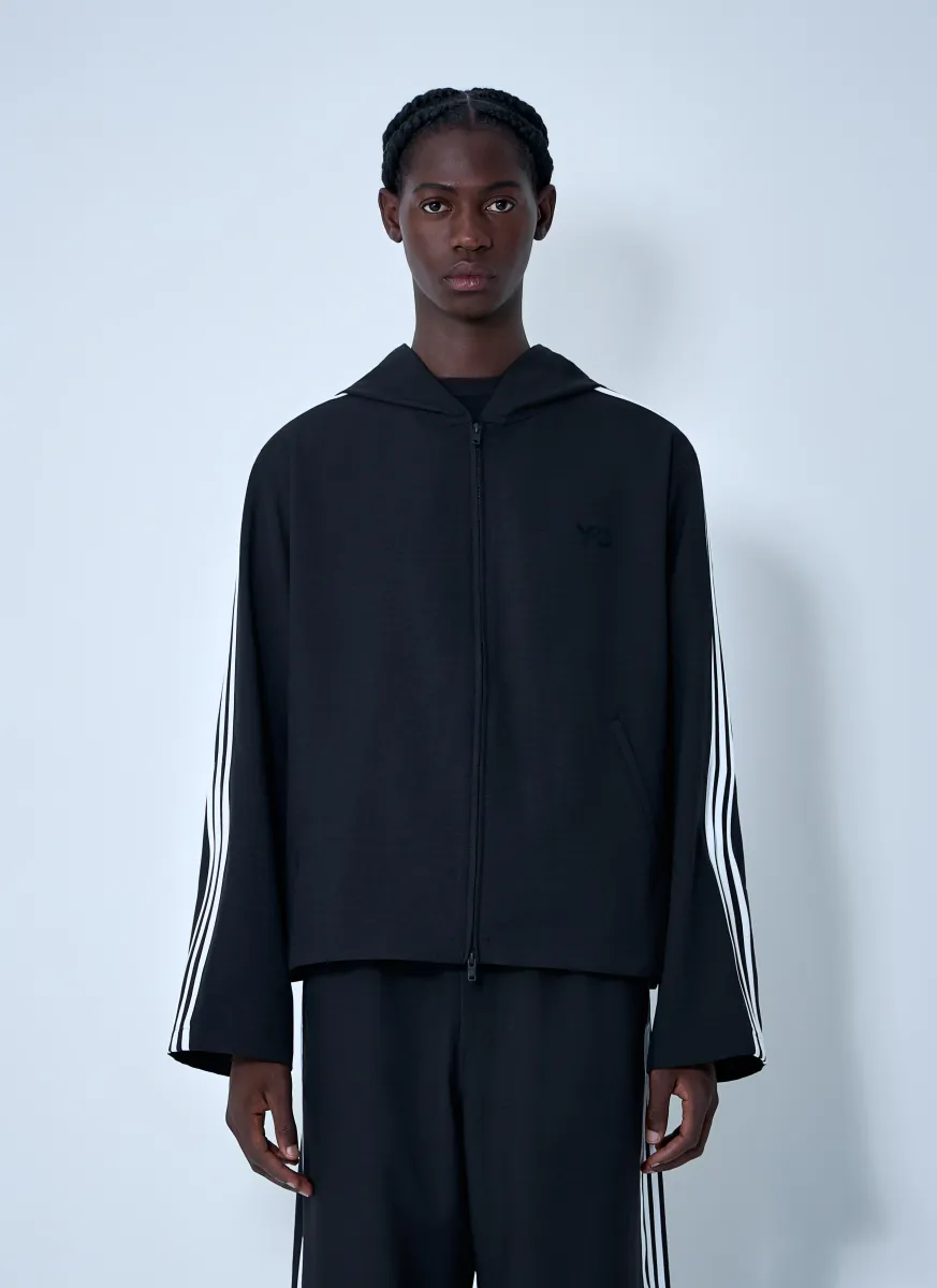 Hooded U Wire Motif Sweatshirt