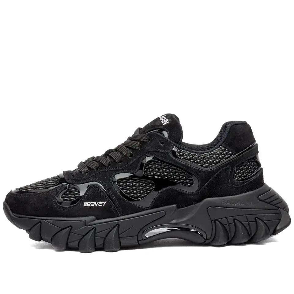 B - East Suede & Mesh Sneakers