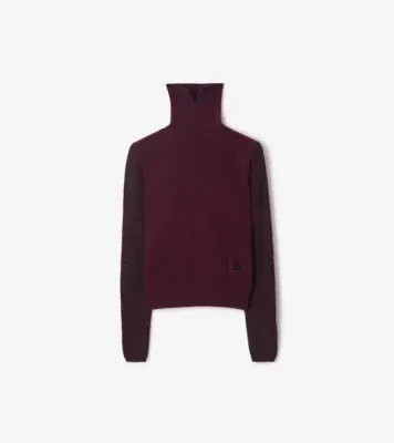 Wool Blend Sweater in Mahogany red