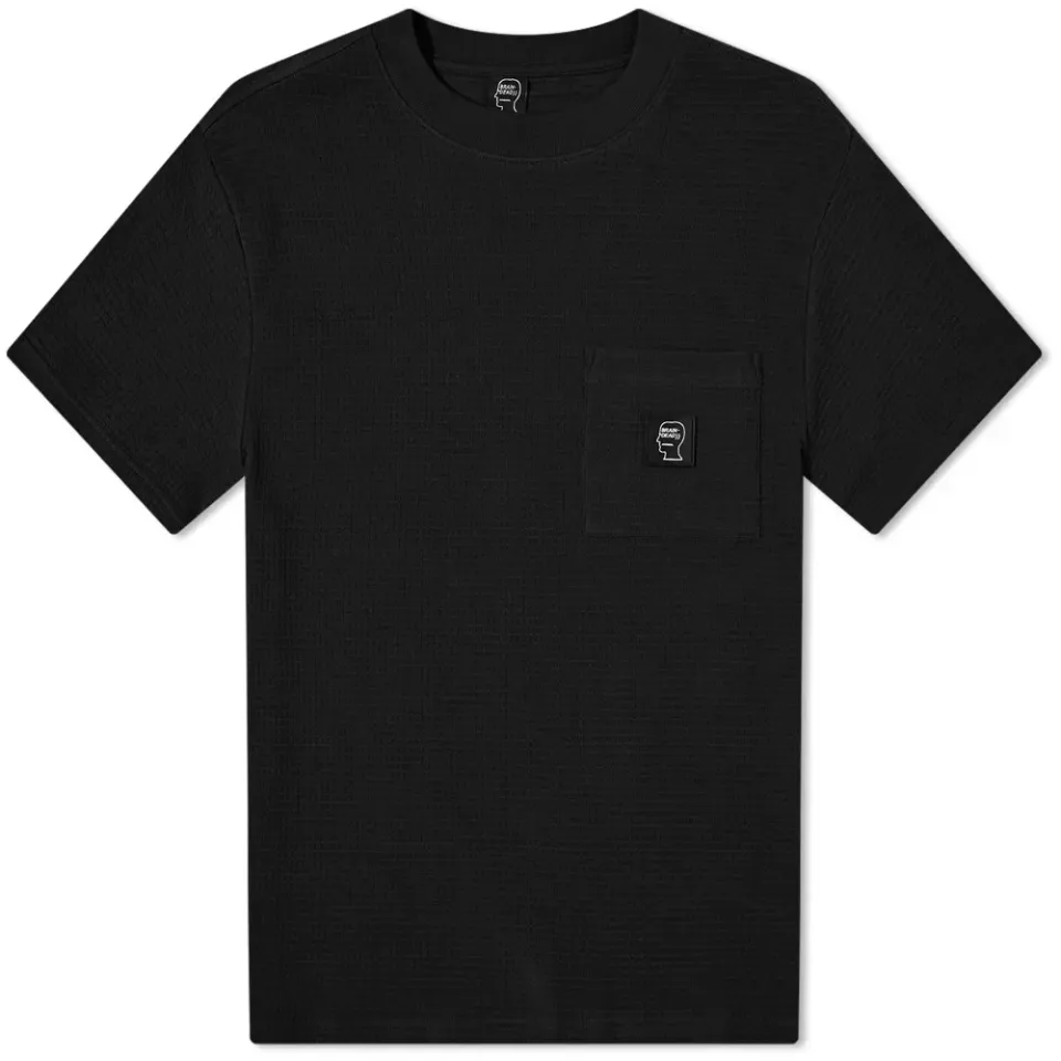 Mini Waffle Mock Neck T-Shirt