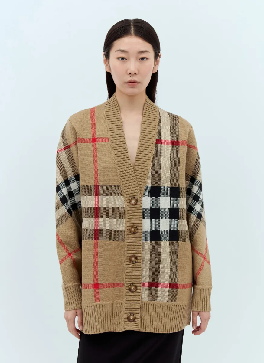 Caragh Check Cardigan