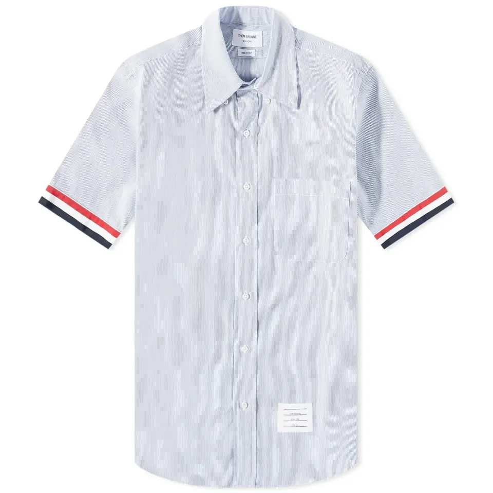 Grosgrain Tricolor Short Sleeve Shirt