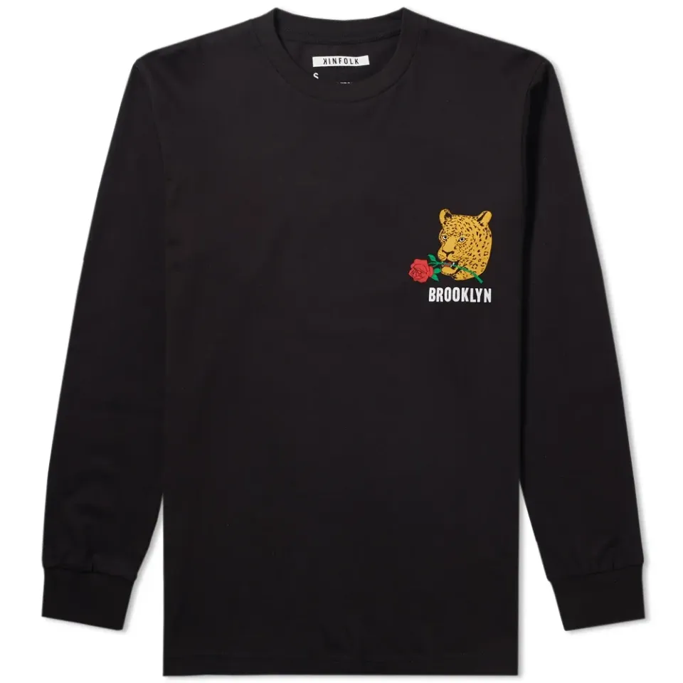 Long Sleeve Brooklyn Panther Tee